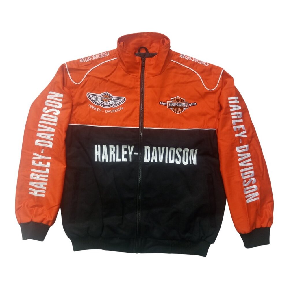Vintage Harley-Davidson Racing Jacket – Size L – NASCAR Style